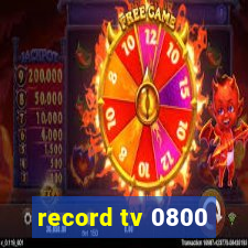 record tv 0800